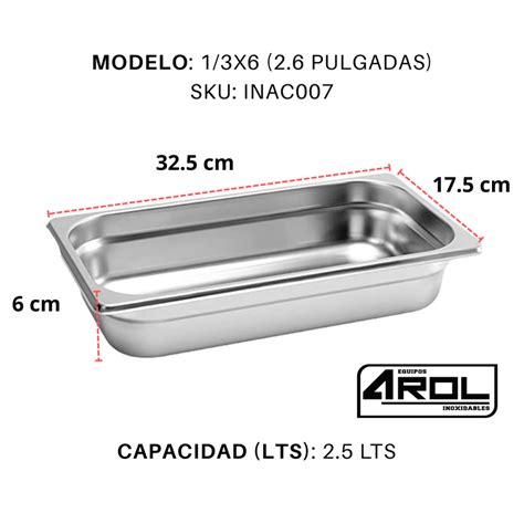 Inserto Acero Inoxidable Tercio 13 X 65 Mm