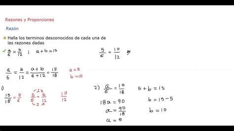 Razones Y Proporciones Propiedad Fundamental De Proporcionalidad 22b