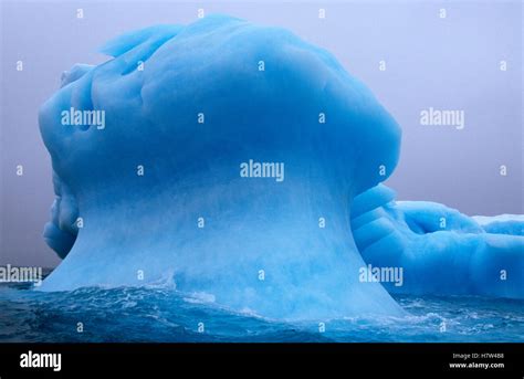 Smooth, melting iceberg of blue ice, Antarctica Stock Photo - Alamy