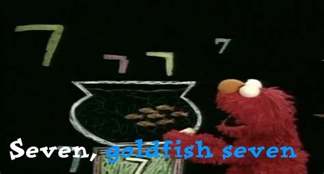 Seven Goldfish Sesame Street Sing Along Graphics By