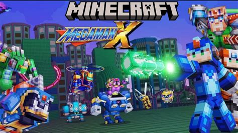 Mega Man Comes To Minecraft Minecraft Mega Man X Dlc Youtube