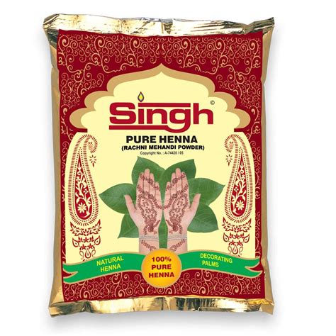 Buy Svs Singh Pure Henna Rachni Mehandi Powder 100 Pure Henna