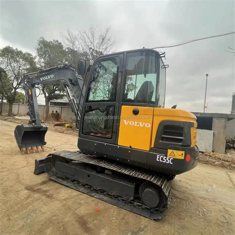 Secondhand Used 5ton Mini Digger Volvo Ec55c Ec60c Ec55d Ec60d Crawler