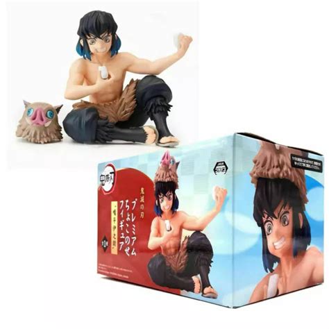 DEMON SLAYER KIMETSU No Yaiba Hashibira Inosuke Eating Rice Balls PVC