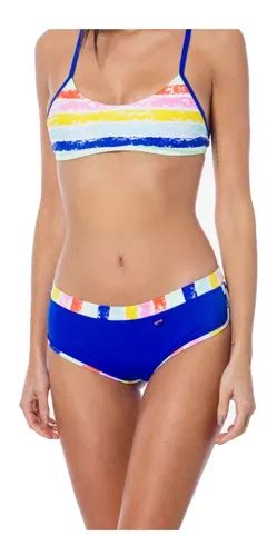 Bikini Corpi O Top Breteles Cruzados Y Short Guarana