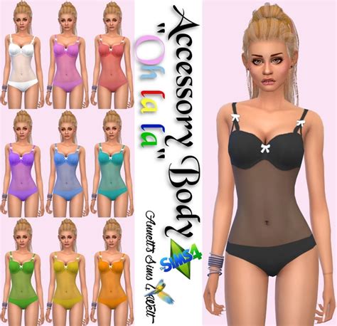 Annett S Sims 4 Welt Accessory Body Oh La La