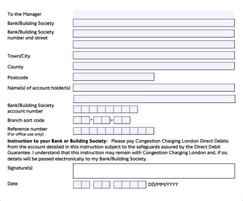 FREE 10 Direct Debit Forms In PDF MS Word