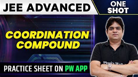 Coordination Compound In One Shot Jee Advanced Concepts Pyqs