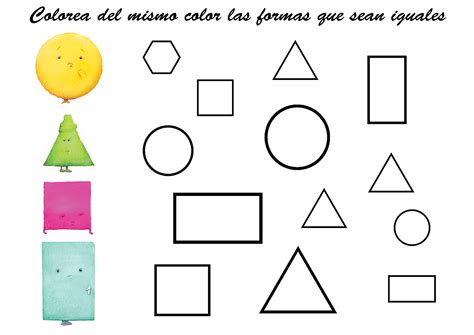 Actividades Divertidas Con Figuras Geom Tricas Para Ni Os De Preescolar