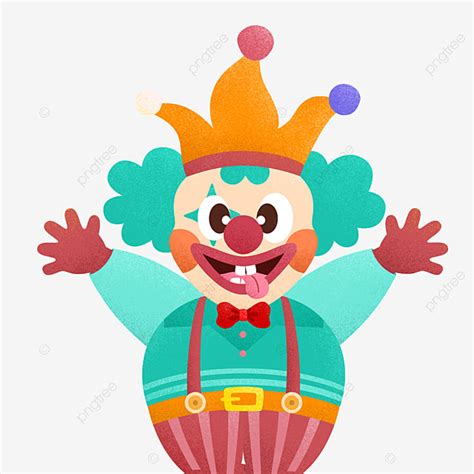 Clown Cartoon Png Material, Clown Clipart, Clown, Cute Clown PNG Transparent Clipart Image and ...