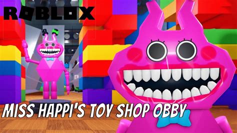 Escape From Roblox Miss Happis Toy Shop Obby Youtube