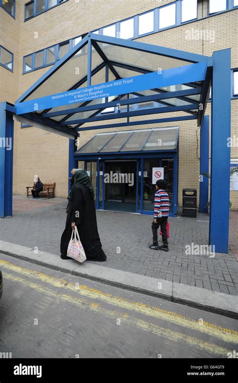 St Mary's Hospital - London - stock Stock Photo - Alamy