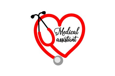 Medical Assistant In A Stethoscope Heart Svg Cut File By Creative Fabrica Crafts · Creative Fabrica