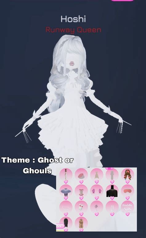 Dti Outfit Inspo 🤍👻 Ghost Ver Impress Dress To Impress Glamour