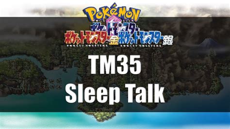 Pokemon Gold Silver Crystal Where To Get Tm Sleep Talk Youtube