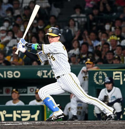 【動画】阪神近本光司が三塁線破る同点タイムリー 中日高橋から流し打ち プロ野球ライブ速報 日刊スポーツ