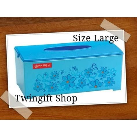 Jual Tempat Kotak Tissue Kotak Size Large Lion Star KHUSUS GOJEK