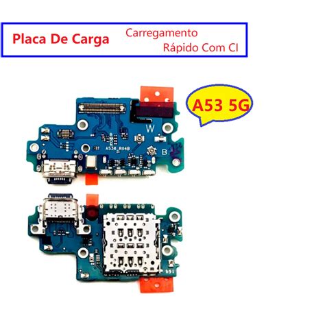 Placa De Carga Microfone Para Sam A53 5g A536 Turbo Shopee Brasil