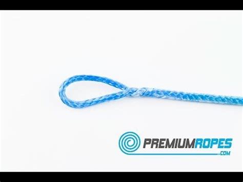 7.2.2 How to make a locksplice in single braided Dyneema rope (one end ...