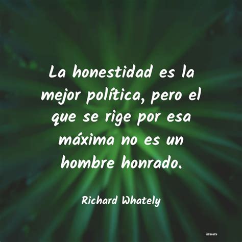 Richard Whately La Honestidad Es La Mejor Pol