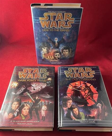 Signed Complete Set The Thrawn Trilogy Heir To The Empire Dark Force