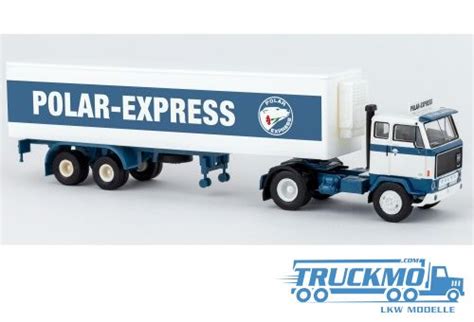 Brekina Polar Express Volvo F89 Reefer Semitrailer 85670 TRUCKMO