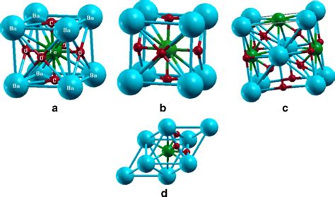 Color Online Crystal Structures Of Cubic A Tetragonal B