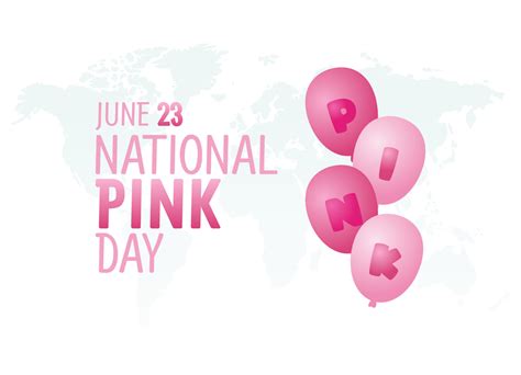 vector graphic of national pink day good for national pink day ...