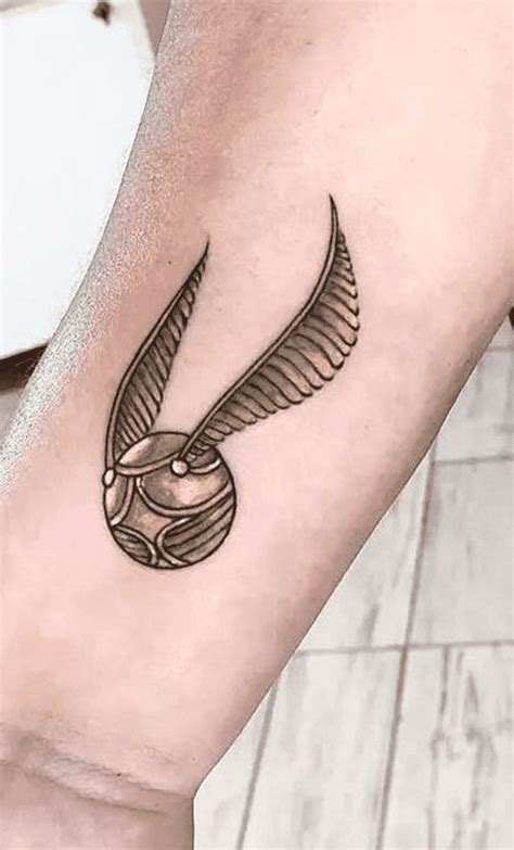 Golden Snitch Tattoo Design Ideas Images