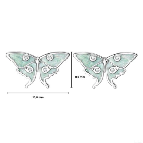 K310 Motyle Motylki Srebrne Kolczyki Sztyfty Cena Sklep Internetowy
