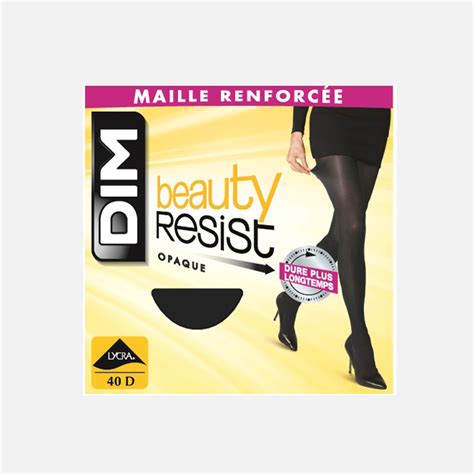 Collants Dim Beauty Resist Opaque D Lingerie Du S Au Xxl Noir