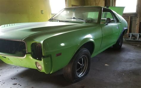 1 Of 284 1969 Amc Amx Big Bad Green” Barn Finds