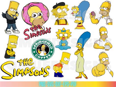 The Simpsons Svg Bundle Homer Svg Simpson Svg Digital Etsy Singapore