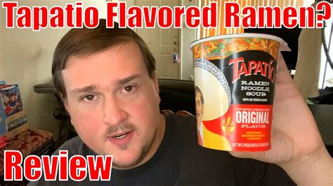 Review Tapatio Ramen Noodle Soup Youtube