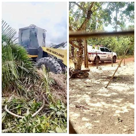 MORADORES IMPEDEM TRATOR DE FAZER DESMATAMENTO EM ÁREA DE PRESERVAÇÃO