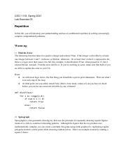 Lab 05 Loops Pdf CSCI 1133 Spring 2021 Lab Exercise 05 Repetition In