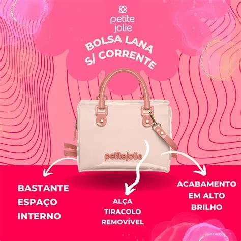 Bolsa Petite Jolie Ba Lana Transversal Pj Nude Loja Lemis