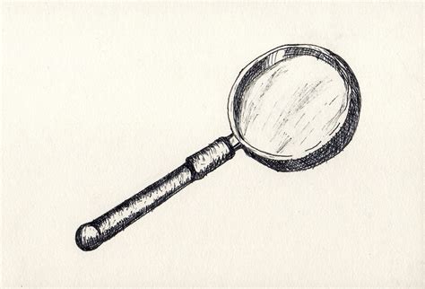 Magnifying Glass Sketch At Explore Collection Of Magnifying Glass Sketch