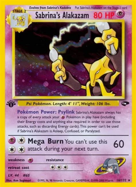 Pok Mon Tcg Of The Rarest And Most Valuable Alakazam Cards Hobbylark