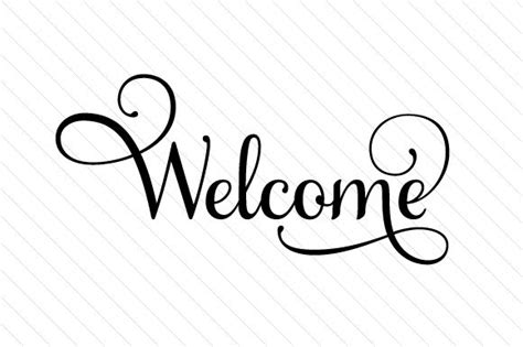 Welcome SVG Cut File By Creative Fabrica Crafts Creative Fabrica