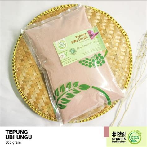 Jual Tepung Ubi Ungu Organik Gr Lingkar Organik Mpasi Anak