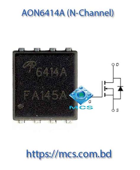 Aon A Al A V N Channel Mosfet Ic Chip Mcs