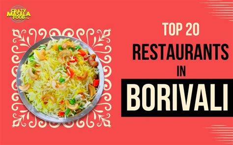 Top 20 Restaurants in Borivali - Crazy Masala Food