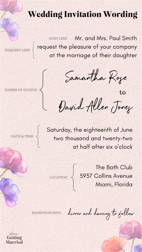 Your Guide To Proper Wedding Invitation Wording Woman Getting Married