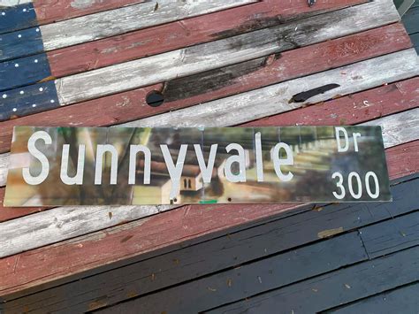 Airbrushed The Trailer Park On An Old Sunnyvale Sign I Found R