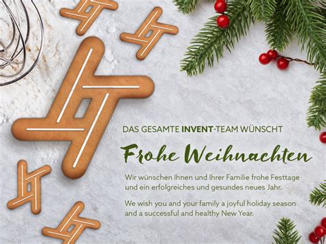 Das gesamte INVENT Team wünscht frohe Weihnachten