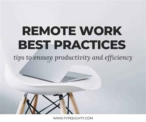 Remote Work Best Practices 5 Tips To Ensure The Efficiency Of Remote