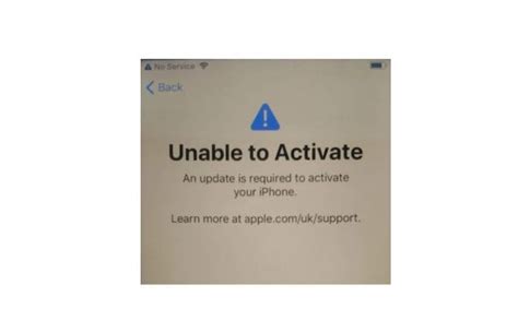 Fix Unable To Activate An Update Is Required To Activate Your Iphone