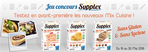 Jeu Concours Supplex Sans Gluten