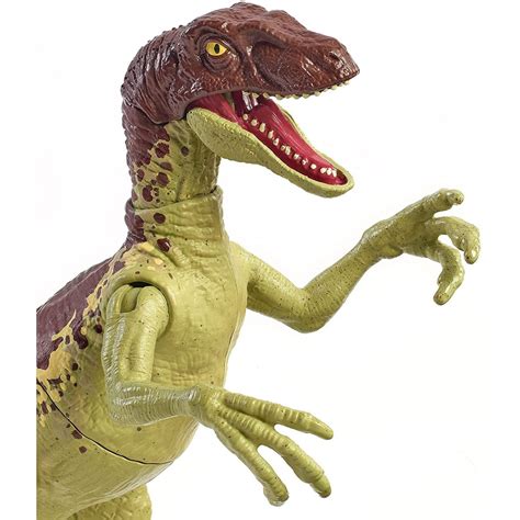 Mattel Jurassic World Βασικές Φιγούρες Δεινοσαύρων Με Σπαστά Μέλη Velociraptor Gwn31 Gwn32